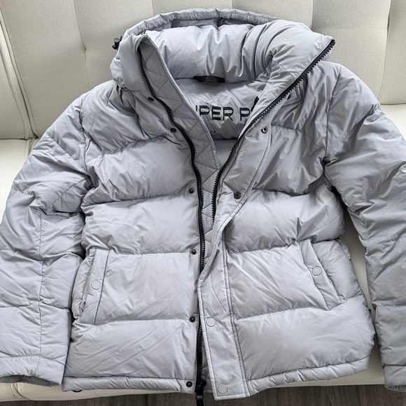 Aritzia The Super Puff cliMatte in Moon Dust Grey - Picture 3 of 4